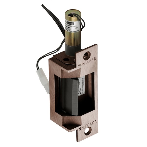 Grade 1 Electric Strike, Fail Safe Electrically Locked 12 VDC, 4-7/8-in x 1-1/4-in Faceplate, For